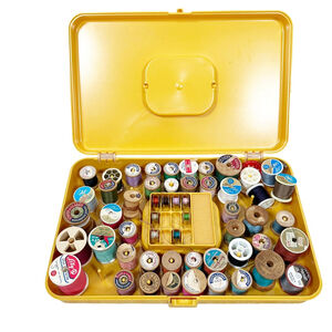 Unisex Wilson MFG Corp Sewing Kit Box Yellow Multi-Color